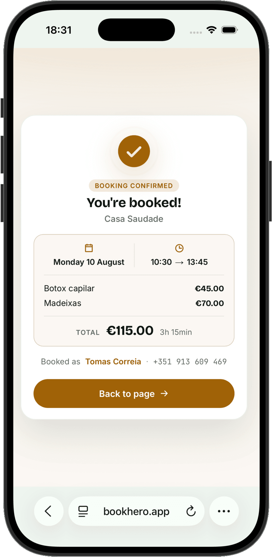 Booking Confirmed