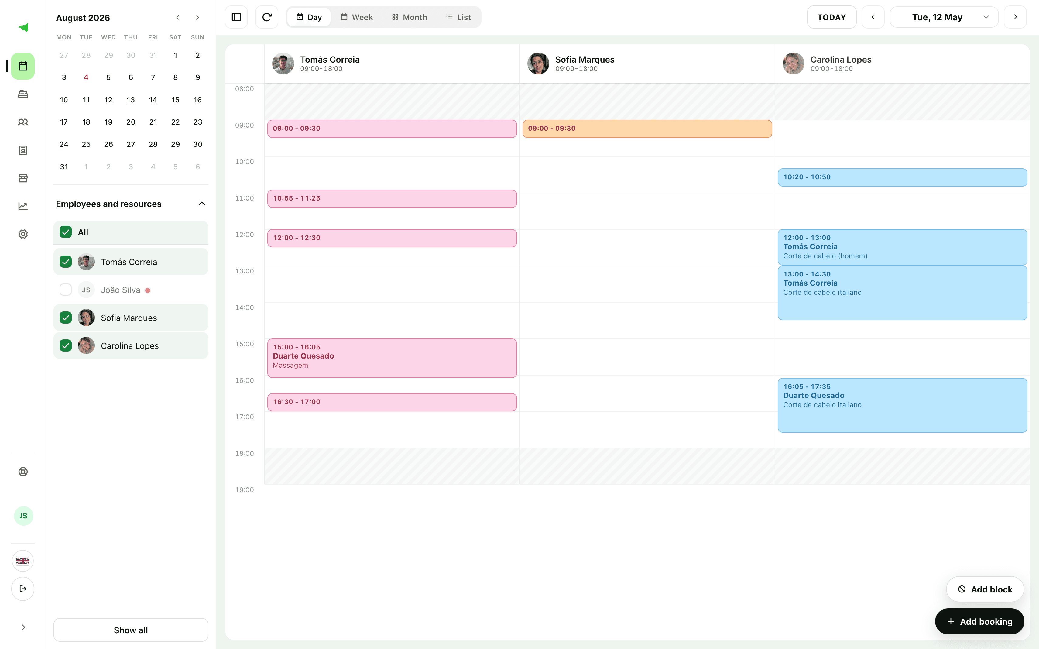 Calendar and Appointments