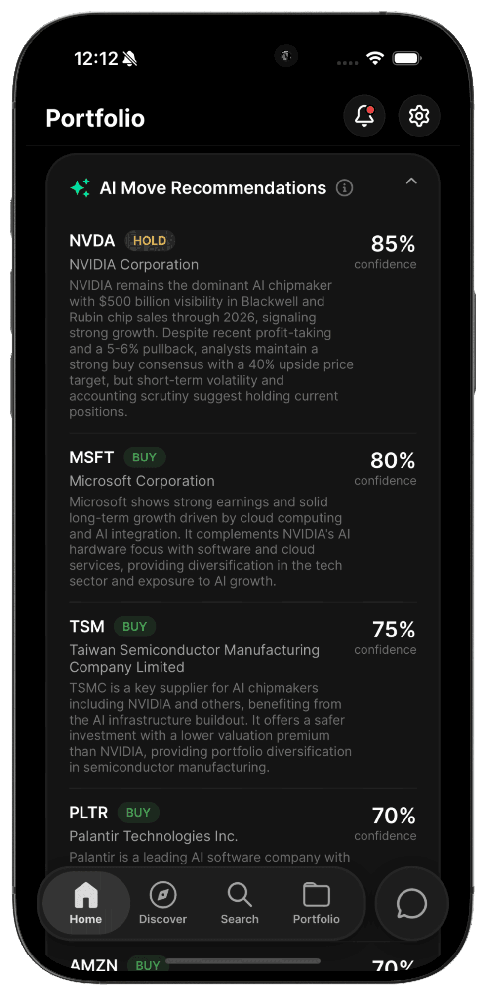 AI Move Recommendations